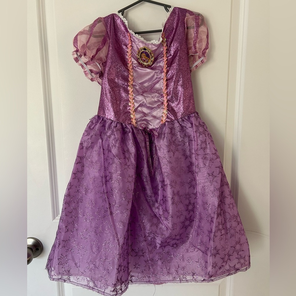 Size 4-6x girls Disney rapunzel dress costume